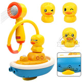Baby Bath Toys for Kids Spray Water Bath Toys Electric Duck Baby Shower Water Toys Ball Bathroom Baby Toy Bathtub Toys Water Toy