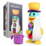 Baby Bath Water Toys Cute Penguin Windmill Water Spray Sprinkler Bathroom Bathtub Shower Swimming Water Toys for Children Kids T