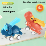 Dinosaur baby boy toy car Jurassic Park education model car 1 year old toddler early learning