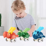 Dinosaur baby boy toy car Jurassic Park education model car 1 year old toddler early learning