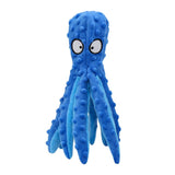 Plush Octopus Soft Dog Stuffed for Large Dogs Cute Pet Chew Toy Interactive Intimate Supplies Fleece Squeaky Toys Indestructible