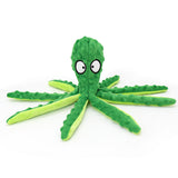 Plush Octopus Soft Dog Stuffed for Large Dogs Cute Pet Chew Toy Interactive Intimate Supplies Fleece Squeaky Toys Indestructible