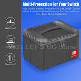 HEYSTOP Nintendo Switch Case - Perfect Switch Carry Case with Large Storage Capacity , Soft Material to Protect Console , Portable Switch Travel Case , Includes Storage Bag