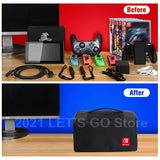 HEYSTOP Nintendo Switch Case - Perfect Switch Carry Case with Large Storage Capacity , Soft Material to Protect Console , Portable Switch Travel Case , Includes Storage Bag