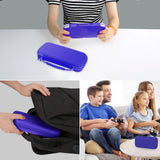 HEYSTOP Case for Nintendo Switch Lite,Protective Hard Portable Travel Carry Case for Nintendo Switch Lite Console and Accessories,Switch Lite Case with TPU Glitter Protective Case and Thumb Cap,Blue