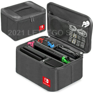 HEYSTOP Nintendo Switch Case - Perfect Switch Carry Case with Large Storage Capacity , Soft Material to Protect Console , Portable Switch Travel Case , Includes Storage Bag