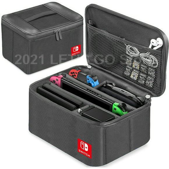 HEYSTOP Nintendo Switch Case - Perfect Switch Carry Case with Large Storage Capacity , Soft Material to Protect Console , Portable Switch Travel Case , Includes Storage Bag