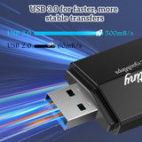 USB WiFi Adapter, Ortiny 1300Mbps WiFi USB Dual Band 5G/2.4G Wireless Network Adapter for Desktop Laptop PC, Dual Band WiFi Dongle Wireless Adapter for Supports Windows 11/10/8/7, Mac OS 10.9-10.15