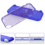 HEYSTOP Case for Nintendo Switch Lite,Protective Hard Portable Travel Carry Case for Nintendo Switch Lite Console and Accessories,Switch Lite Case with TPU Glitter Protective Case and Thumb Cap,Blue
