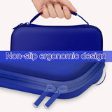 HEYSTOP Case for Nintendo Switch Lite,Protective Hard Portable Travel Carry Case for Nintendo Switch Lite Console and Accessories,Switch Lite Case with TPU Glitter Protective Case and Thumb Cap,Blue