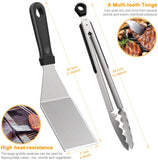AISITIN 30 PCS Griddle Accessories for Camping Accessories, Grilling Accessories BBQ Grill Spatula Set, BBQ Accessories Kit