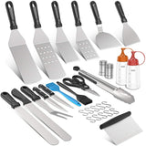 AISITIN 30 PCS Griddle Accessories for Camping Accessories, Grilling Accessories BBQ Grill Spatula Set, BBQ Accessories Kit