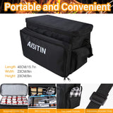 AISITIN BBQ Grill Accessories with Insulated Cooler Bag Stainless Steel Grill Utensils Set BBQ Grilling Accessories BBQ Tool Set