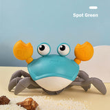 Inductive Escape Crab Rechargeable Pet Music Toy Children's Toy Birthday gift Interactive Toy Learn to crawl toy