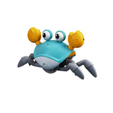 Inductive Escape Crab Rechargeable Pet Music Toy Children's Toy Birthday gift Interactive Toy Learn to crawl toy