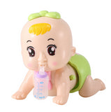 Mini Baby Crawl Toys Cute Toddle Puzzle Electric Music Crawl Girls Boys Guide Crawl Learn Early Education Baby Toys 0-12Months