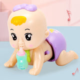 Mini Baby Crawl Toys Cute Toddle Puzzle Electric Music Crawl Girls Boys Guide Crawl Learn Early Education Baby Toys 0-12Months