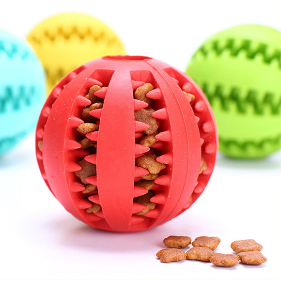 Pet Dog Toy Interactive Rubber Balls For Dogs Interactive Toys Dog Chew Toys  Tooth Cleaning Small Big Dog Toys Pet Ball Toys New